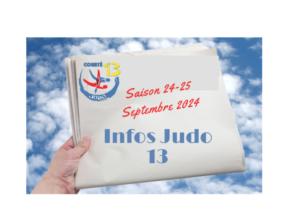 Image de l'actu 'INFOS JUDO 13- SEPTEMBRE 2024'