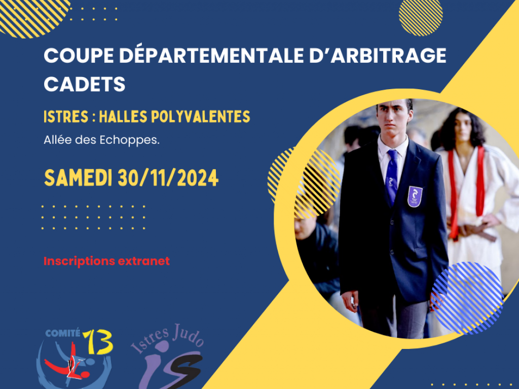 Image de l'actu 'COUPE DEPARTEMENTALE D'ARBITRAGE CADETS'