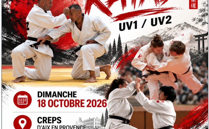 STAGE KATA UV1-UV2 - CREPS AIX EN PROVENCE - DIM 18/10/26