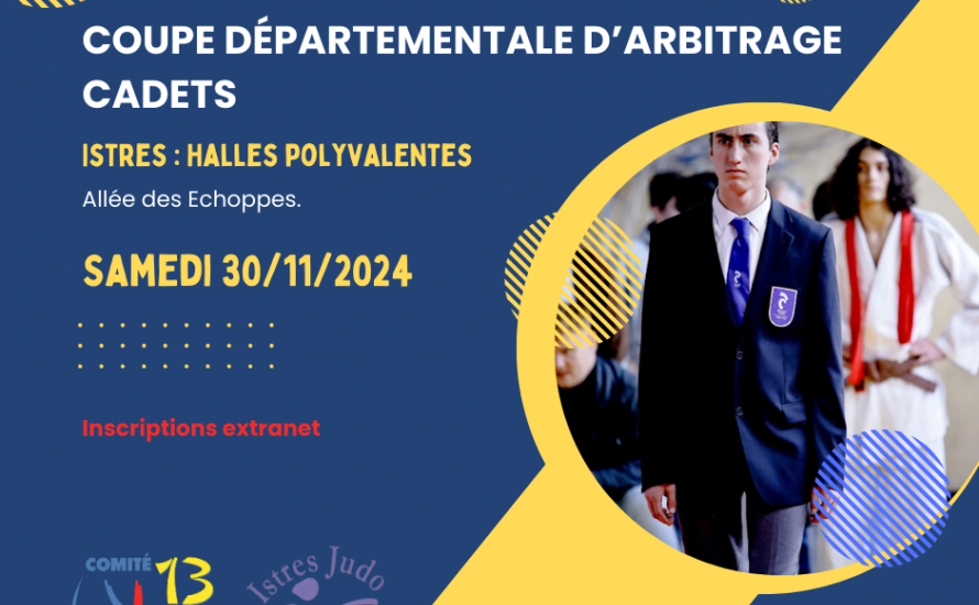 COUPE DEPARTEMENTALE D'ARBITRAGE CADETS